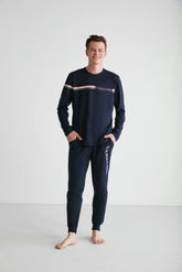 U.S. Polo Men Round Neck Pajama Set